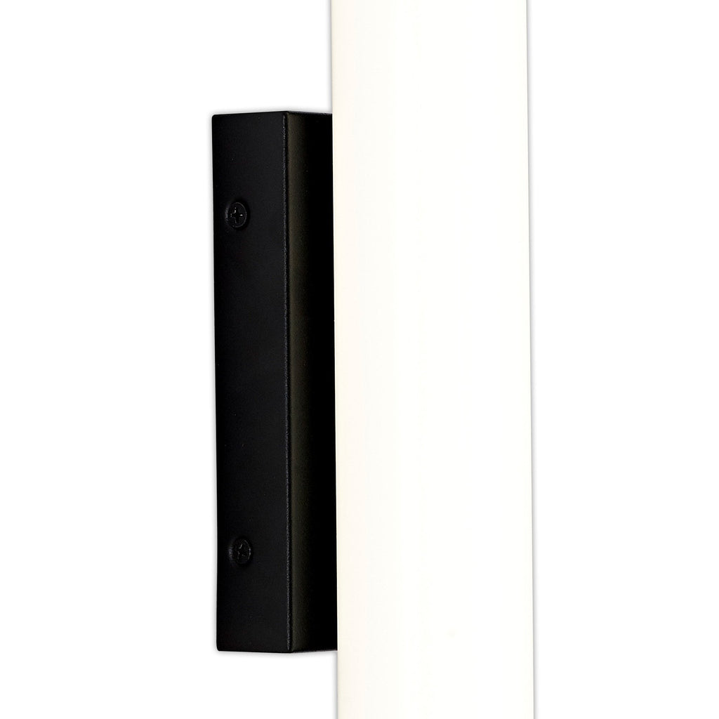 NL90389 Tao 1 LED Bathroom Wall Light Sand Black