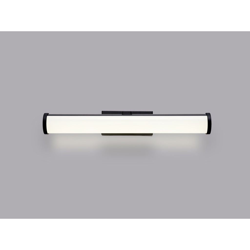 NL90399 Tao 1 LED Bathroom Wall Light Sand Black