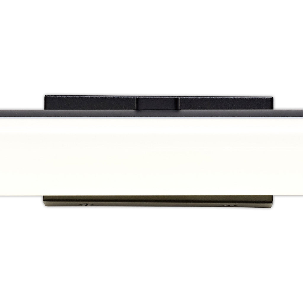 NL90399 Tao 1 LED Bathroom Wall Light Sand Black