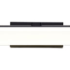 NL90399 Tao 1 LED Bathroom Wall Light Sand Black