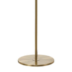 NL83549 Tuba 2 Light Floor Lamp Medium Oak Antique Brass