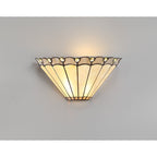 NL7254/CR9 Umbrian 2 Light Wall Light Grey/Cream Black
