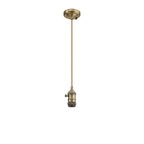 NL89269 Wady 1 Light Pendant Antique Brass Golden Brown