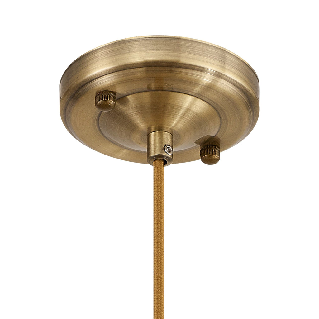 NL89269 Wady 1 Light Pendant Antique Brass Golden Brown