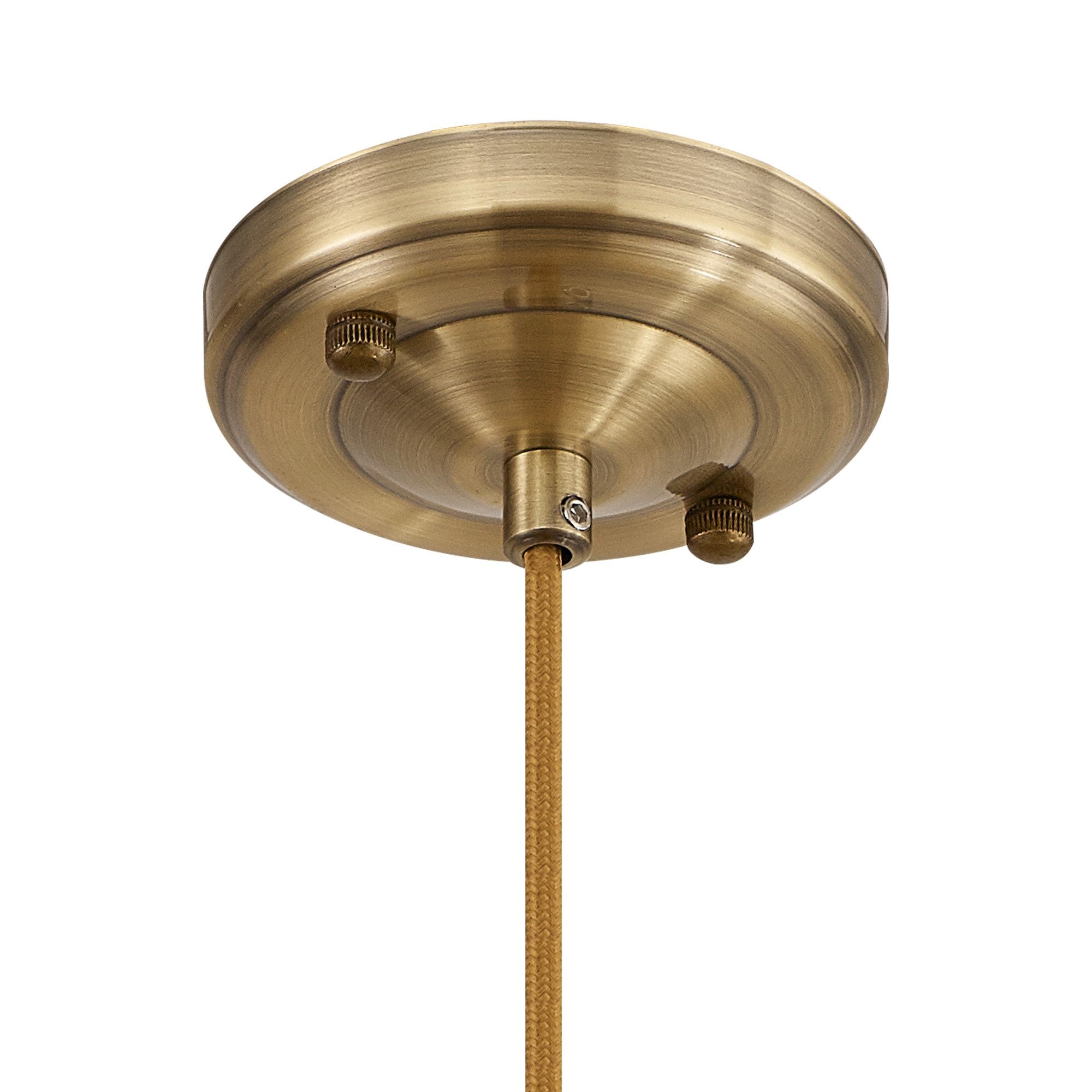 NL89269 Wady 1 Light Pendant Antique Brass Golden Brown