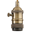 NL89269 Wady 1 Light Pendant Antique Brass Golden Brown