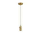 NL89289 Wady 1 Light Pendant Brass Beige
