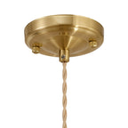 NL89289 Wady 1 Light Pendant Brass Beige