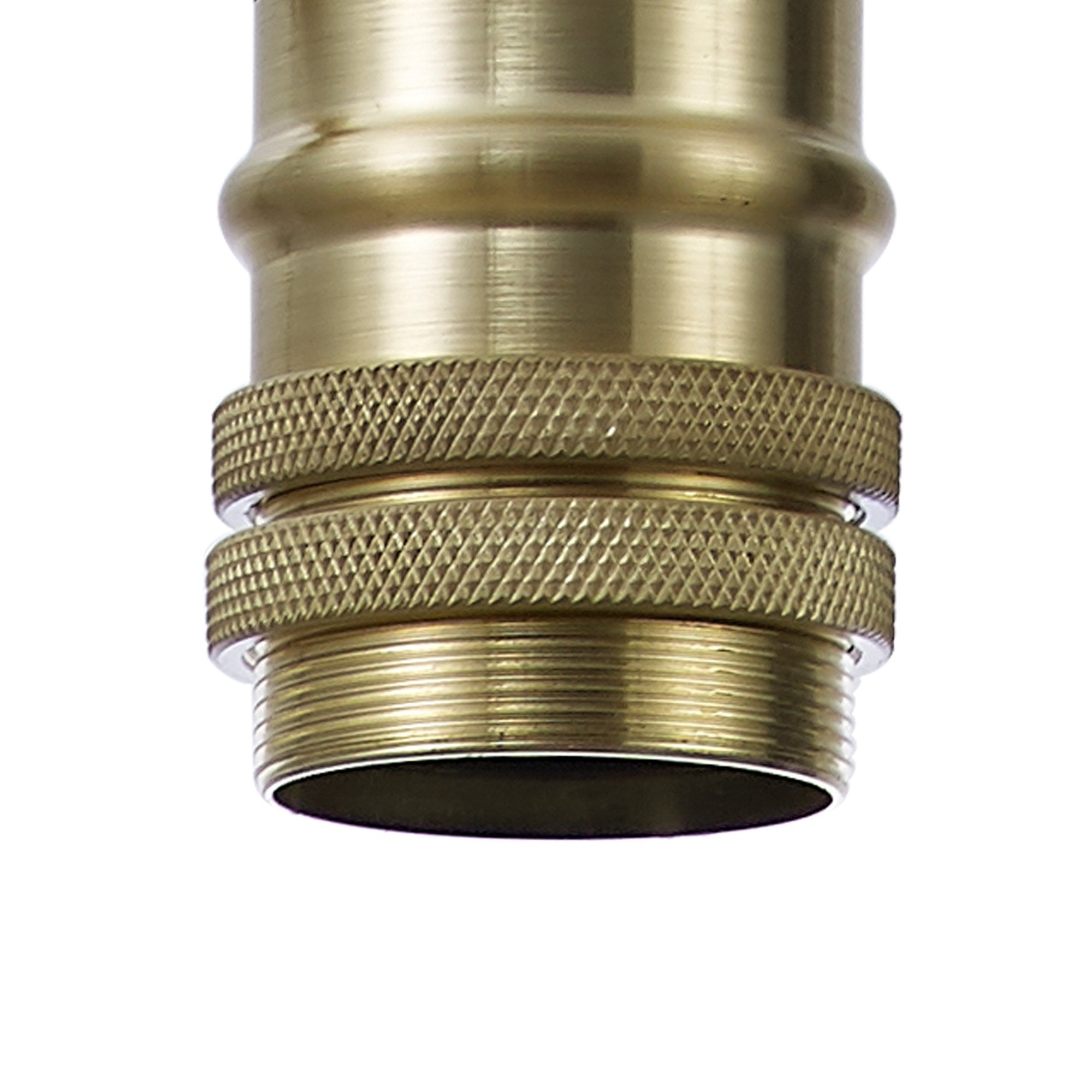 Wady 1 Light Pendant Brass Beige