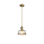 NL95169 Wady 1 Light Pendant Antique Brass Golden Brown