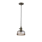 NL95179 Wady 1 Light Pendant Antique Brass Black