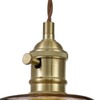 NL95189 Wady 1 Light Pendant Brass Beige