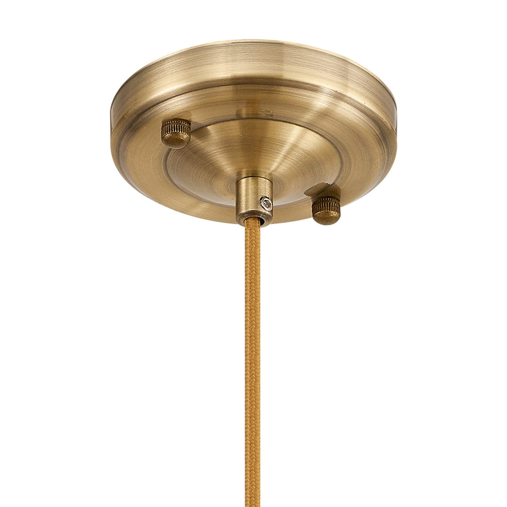 NL95199 Wady 1 Light Pendant Antique Brass Golden Brown