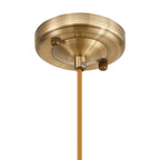 NL95199 Wady 1 Light Pendant Antique Brass Golden Brown