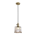 NL95209 Wady 1 Light Pendant Antique Brass Black