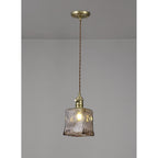 NL95219 Wady 1 Light Pendant Brass Beige