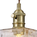 NL95219 Wady 1 Light Pendant Brass Beige
