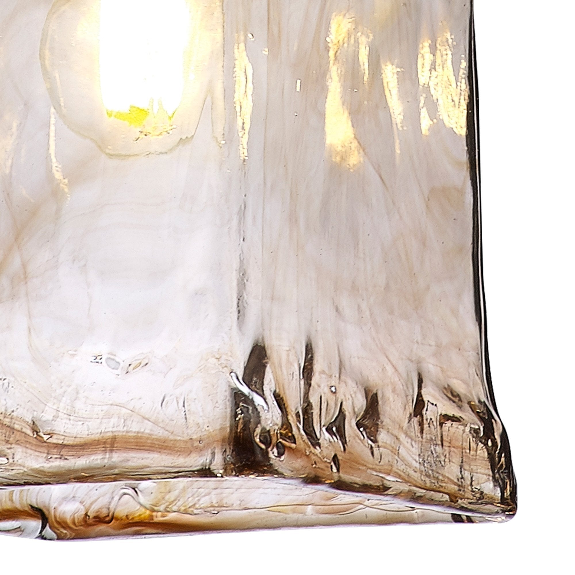 Wady 1 Light Pendant Brass Beige