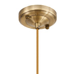 NL95229 Wady 1 Light Pendant Antique Brass Golden Brown