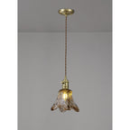 NL95249 Wady 1 Light Pendant Brass Beige