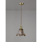 NL95249 Wady 1 Light Pendant Brass Beige