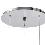 NL90549 Washington 3 Light Pendant Polished Chrome Amber/Clear/Smoked