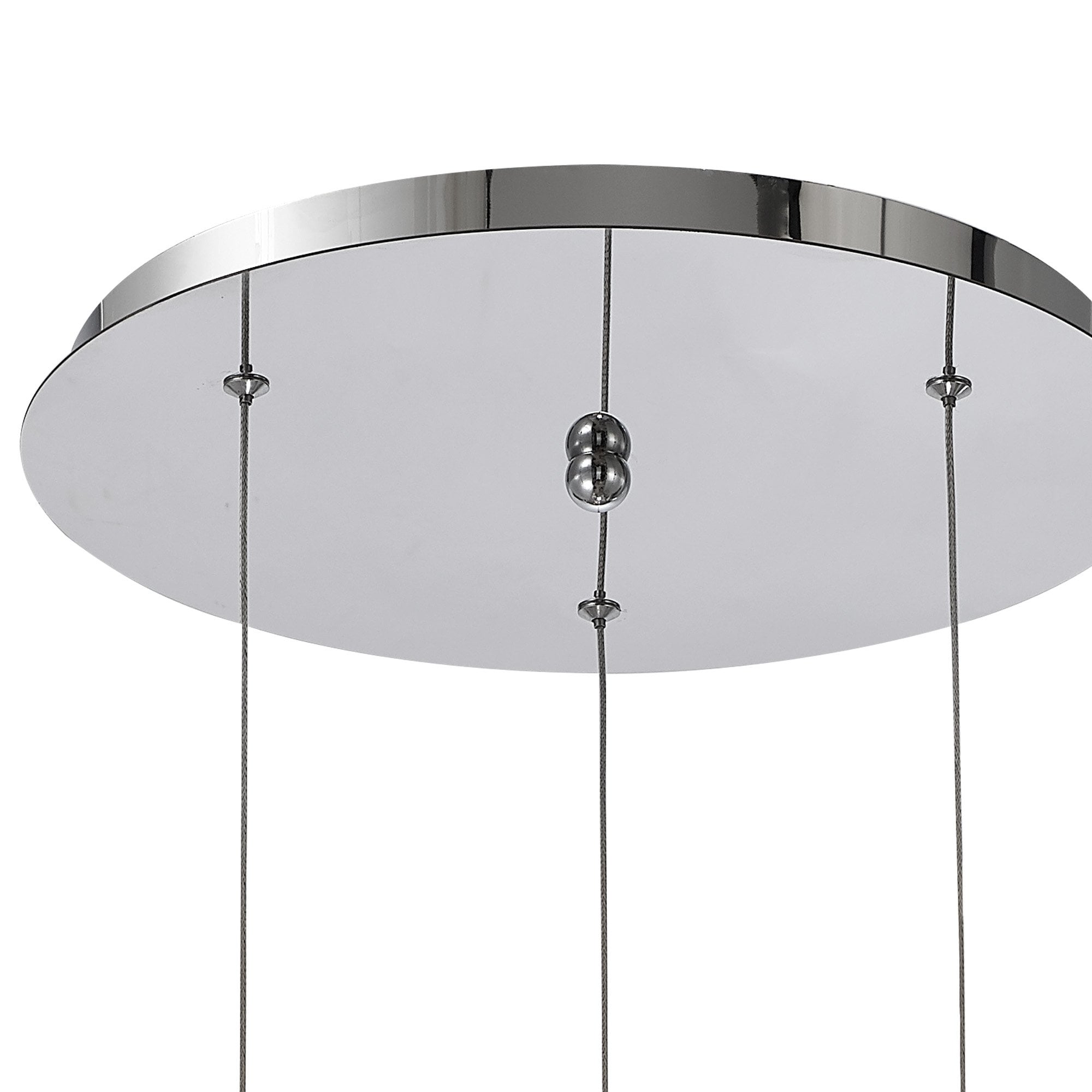 NL90549 Washington 3 Light Pendant Polished Chrome Amber/Clear/Smoked