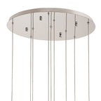NL90679 Washington 9 Light Pendant Polished Chrome Amber/Clear/Smoked