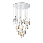 NL90689 Washington 32 Light Pendant Polished Chrome Amber/Clear/Smoked