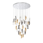 NL90689 Washington 32 Light Pendant Polished Chrome Amber/Clear/Smoked