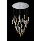 NL90689 Washington 32 Light Pendant Polished Chrome Amber/Clear/Smoked