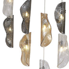 NL91409 Washington 12 Light Oval Pendant Polished Chrome Amber/Clear/Smoked