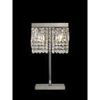 NL87689 Zian 2 Light Table Lamp Polished Chrome Crystal