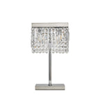 NL87689 Zian 2 Light Table Lamp Polished Chrome Crystal
