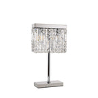 NL87689 Zian 2 Light Table Lamp Polished Chrome Crystal