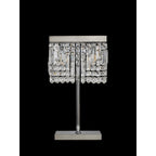 NL87689 Zian 2 Light Table Lamp Polished Chrome Crystal