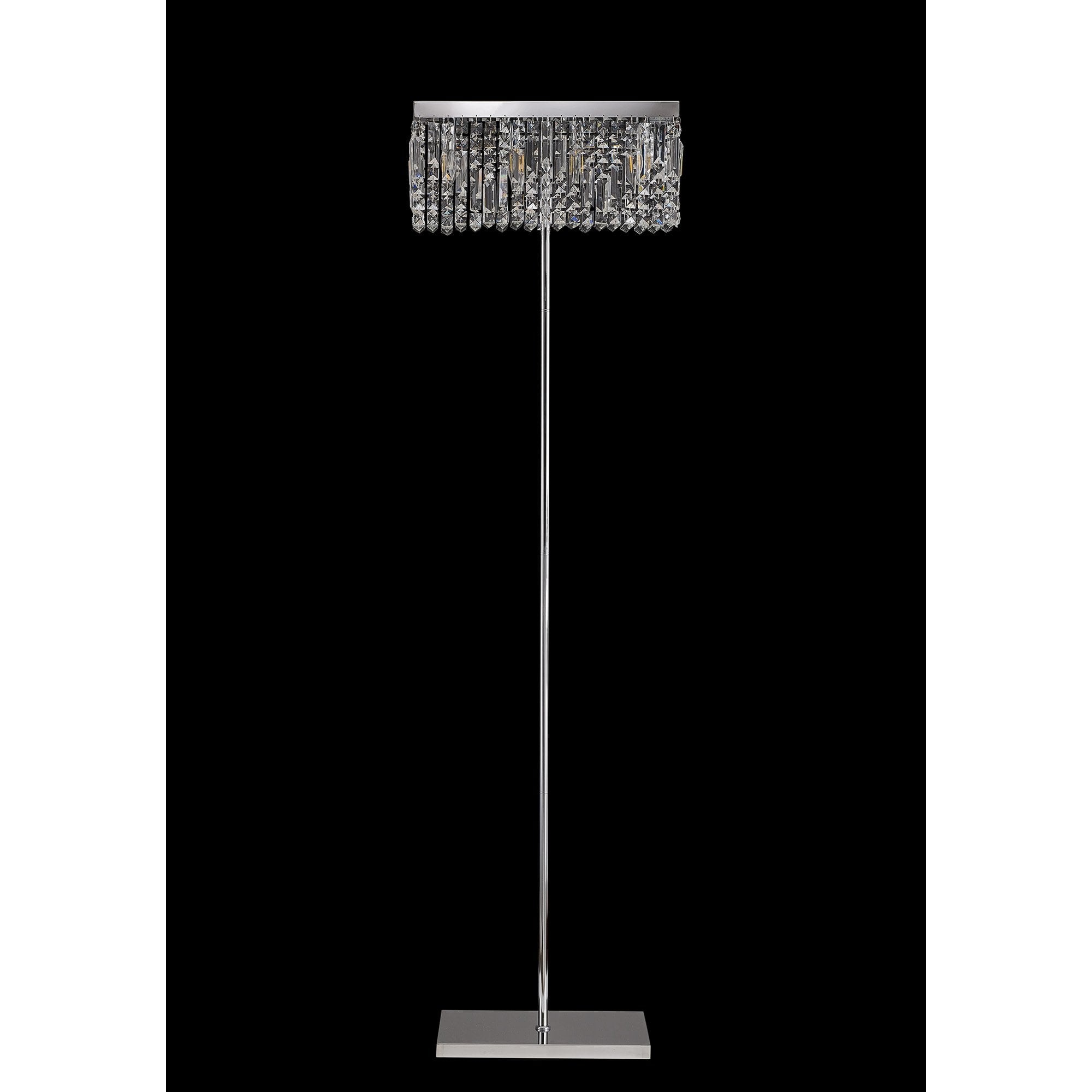 NL87699 Zian 4 Light Floor Lamp Polished Chrome Crystal