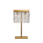 NL87709 Zian 2 Light Table Lamp Gold Crystal