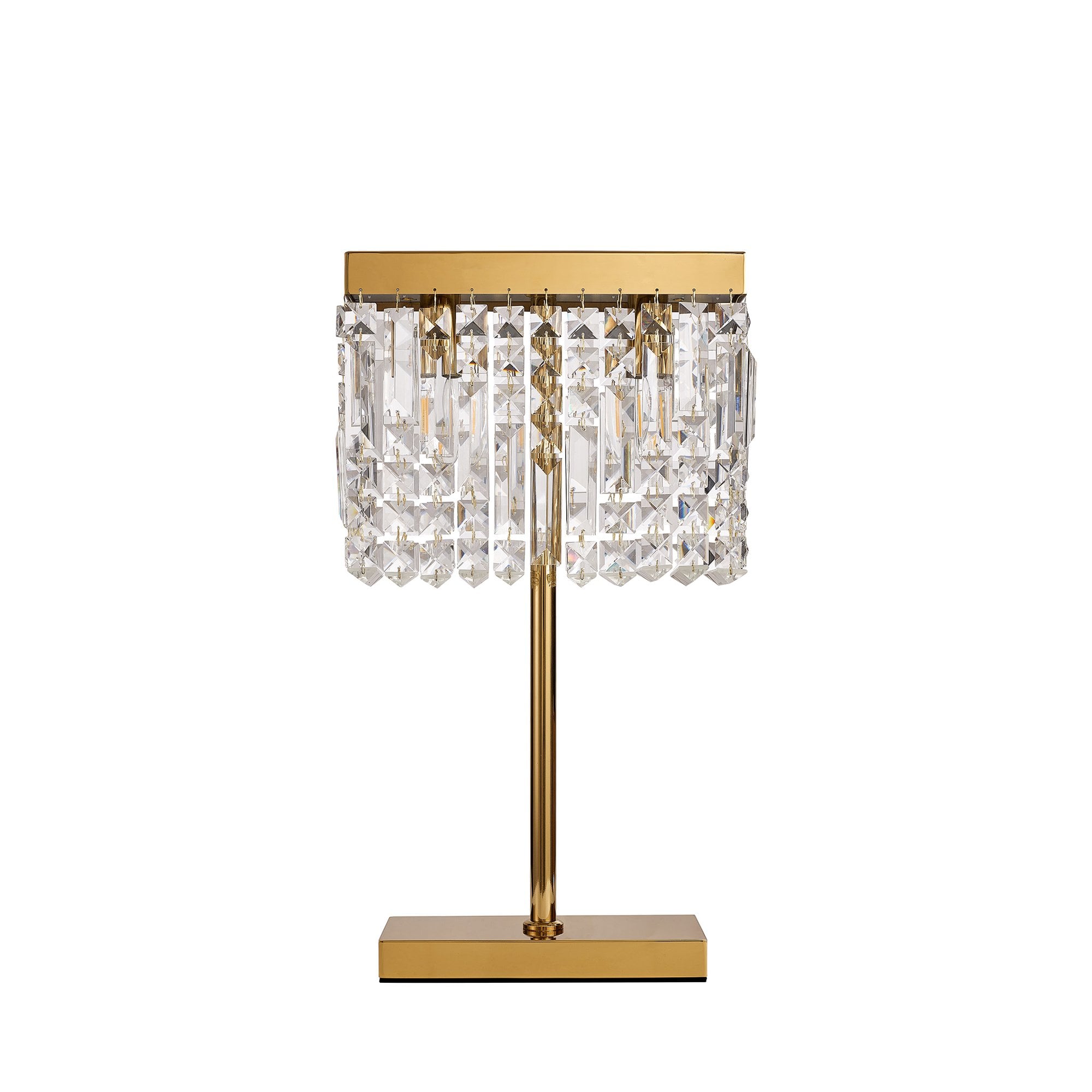NL87709 Zian 2 Light Table Lamp Gold Crystal