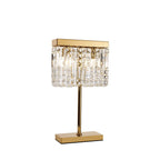 NL87709 Zian 2 Light Table Lamp Gold Crystal