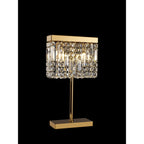 NL87709 Zian 2 Light Table Lamp Gold Crystal