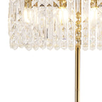 NL87719 Zian 4 Light Floor Lamp Gold Crystal