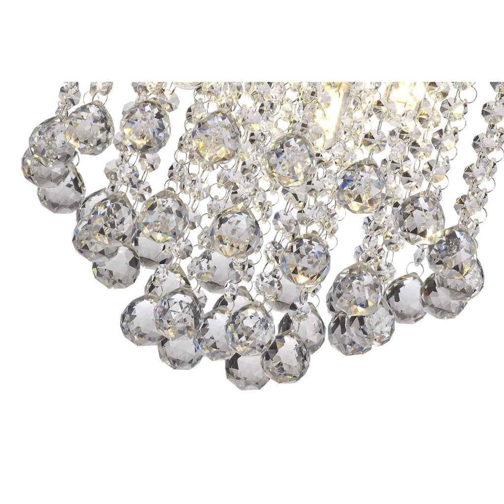 NL70579 Ana Bathroom Ceiling 4 Light Polished Chrome/Crystal
