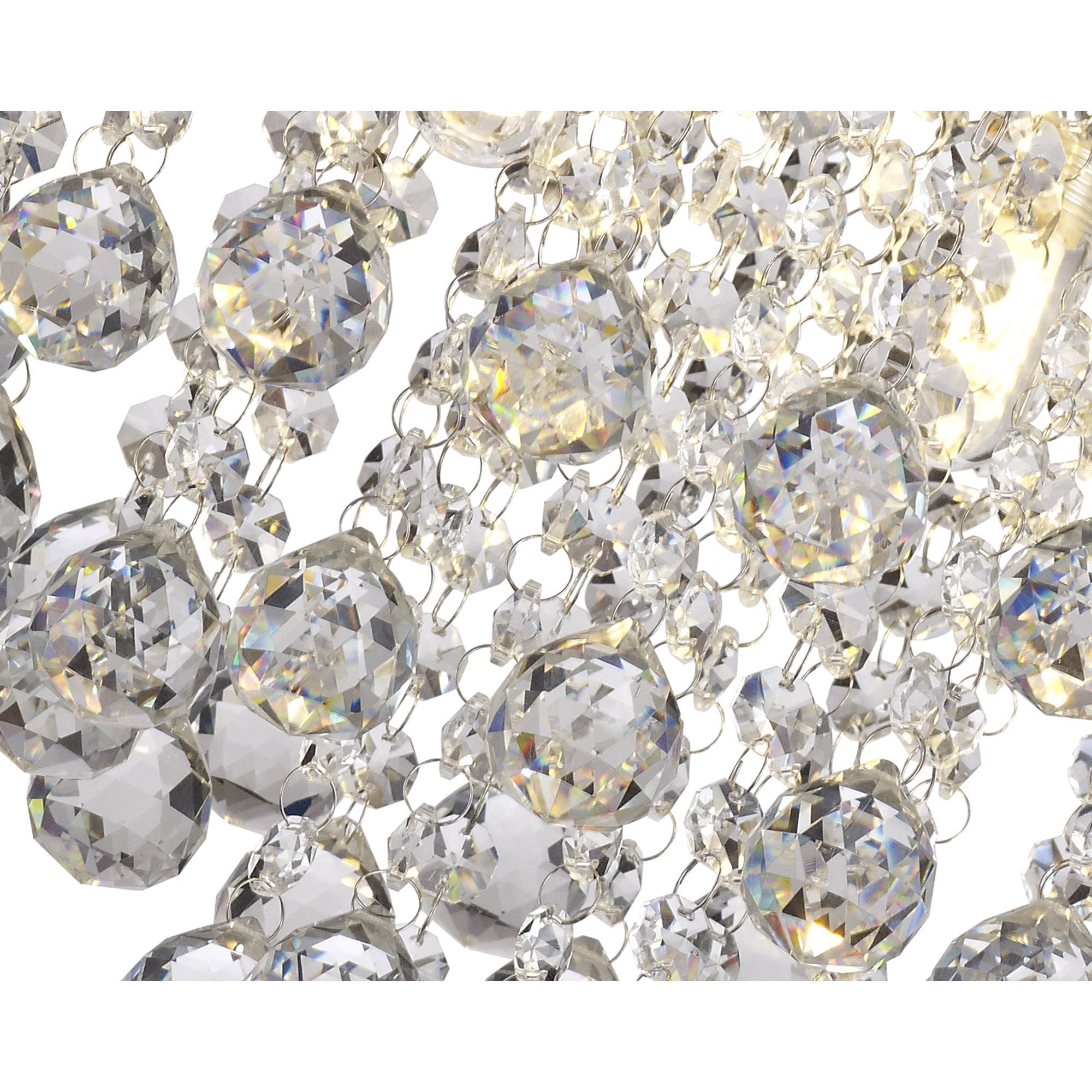 NL70579 Ana Bathroom Ceiling 4 Light Polished Chrome/Crystal