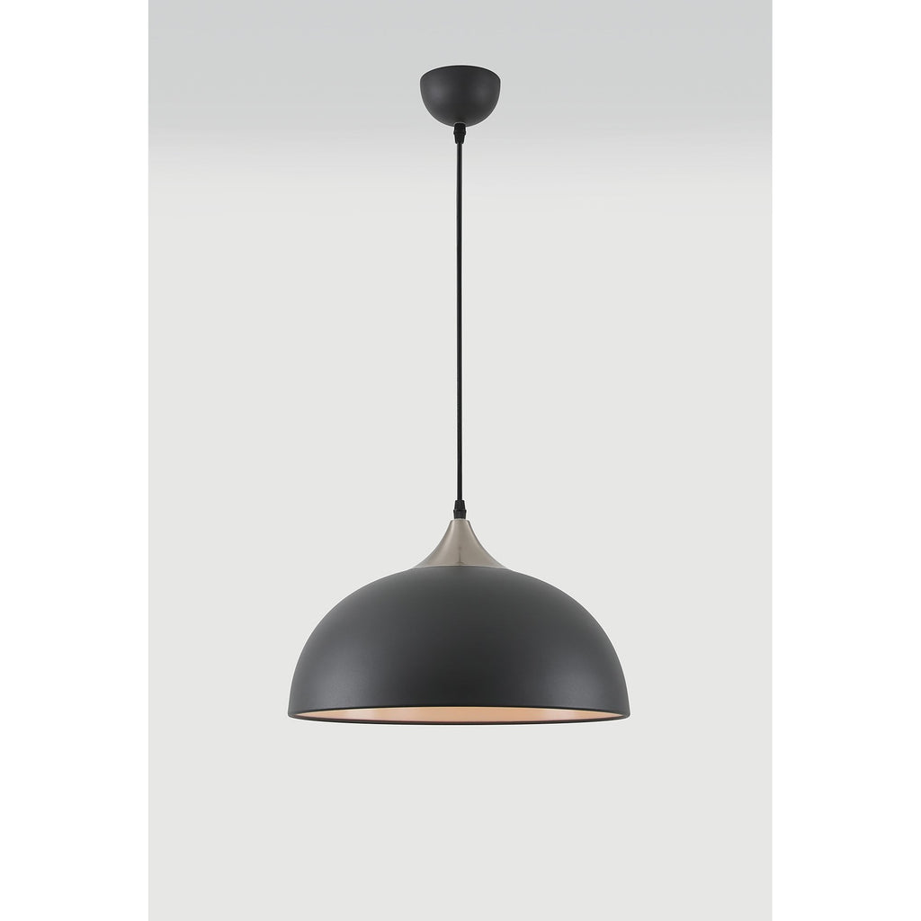 NL70049 Ava Pendant Sand Black/Satin Nickel