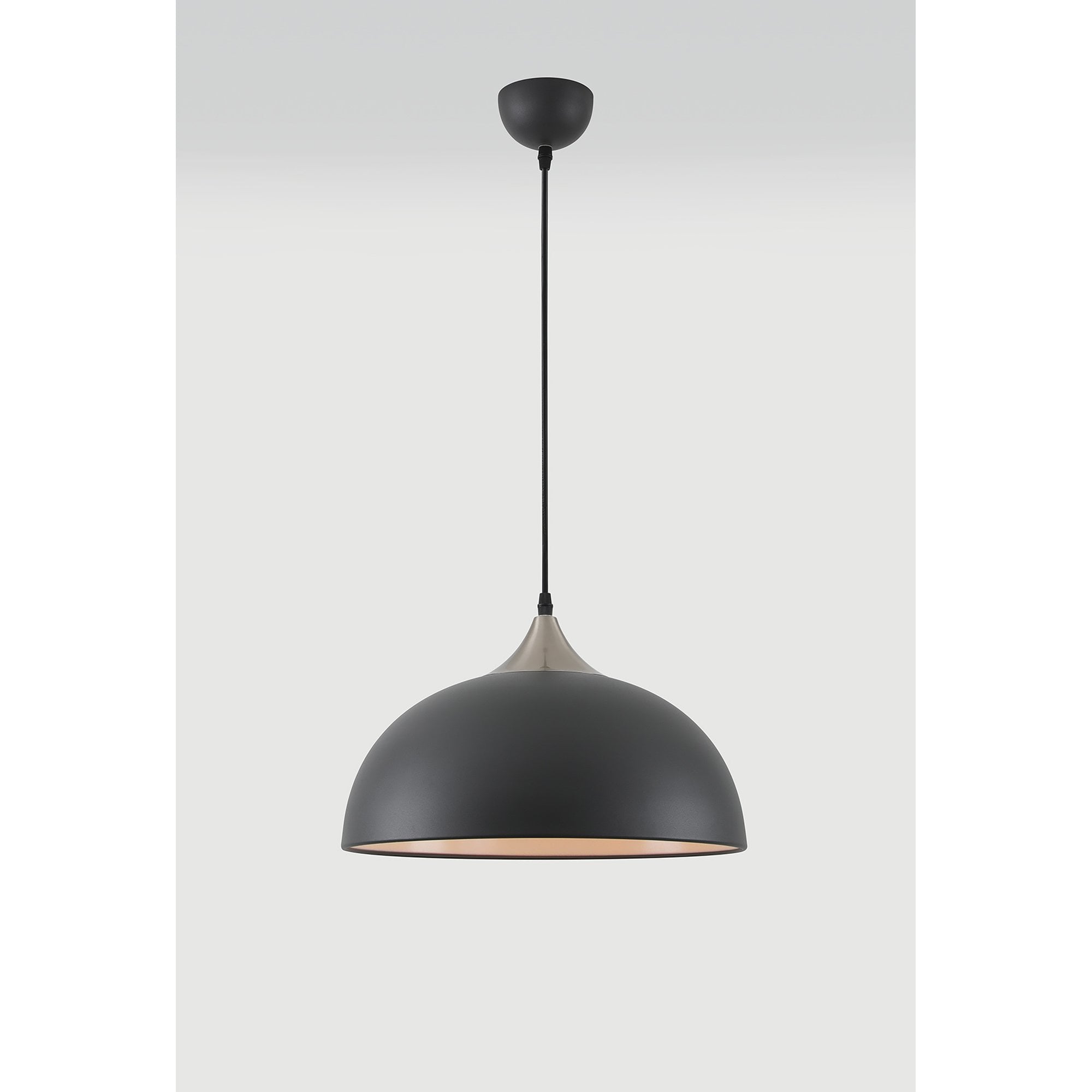 NL70049 Ava Pendant Sand Black/Satin Nickel