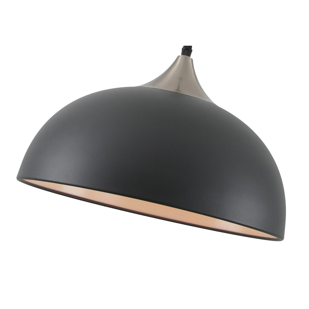NL70049 Ava Pendant Sand Black/Satin Nickel