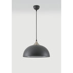 NL70049 Ava Pendant Sand Black/Satin Nickel
