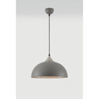 NL70079 Ava Pendant Sand Grey/Satin Nickel