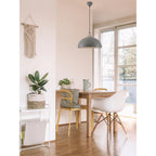 NL70079 Ava Pendant Sand Grey/Satin Nickel